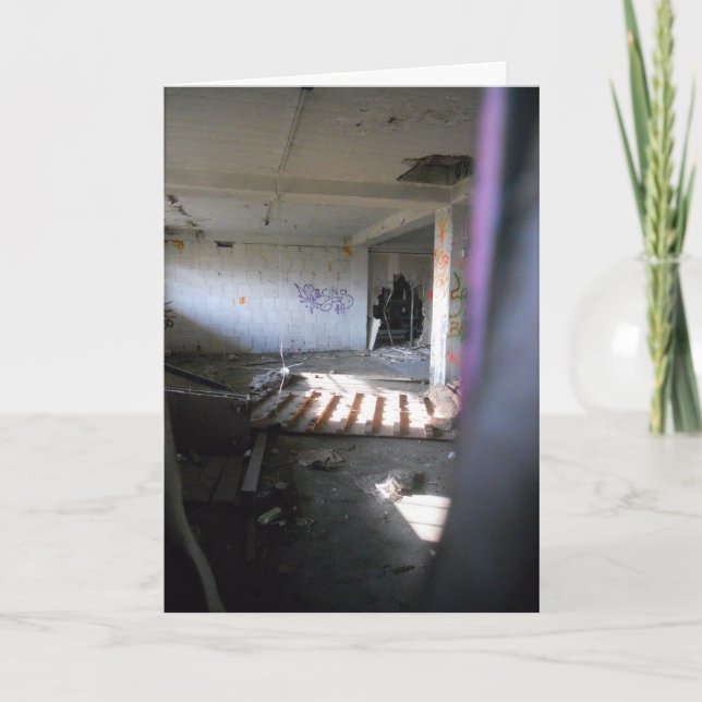 "Mirando hacia Lowertown Depot" Tarjeta de cumplea (Anverso)