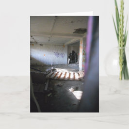 "Mirando hacia Lowertown Depot" Tarjeta de cumplea