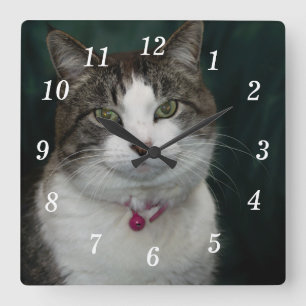 Mirando hacia mí reloj de pared