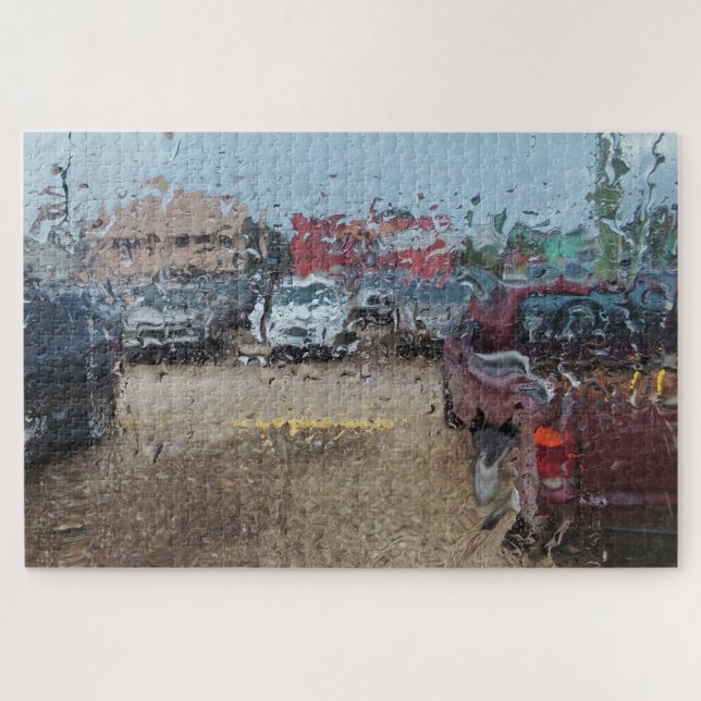 Mirando hacia un día borroso Puzzle (Horizontal)