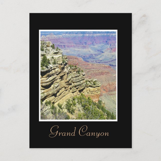 Mirando la postal del Gran Cañón (Anverso)