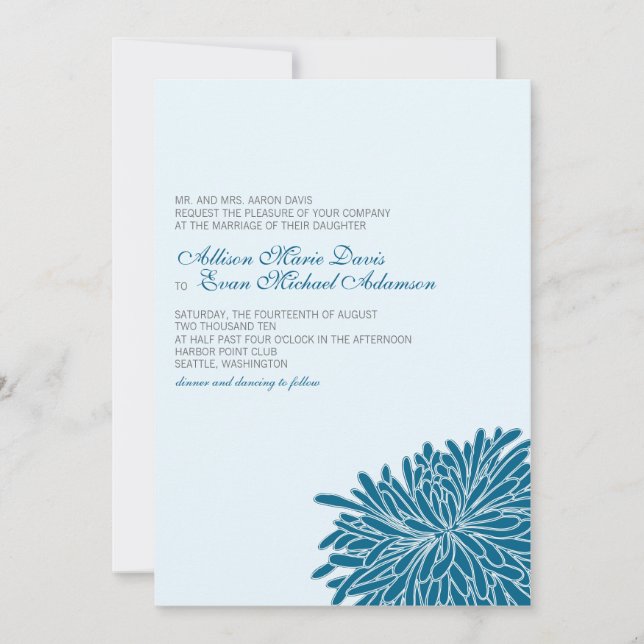 Mirar a escondidas la invitación de la boda del (Anverso)