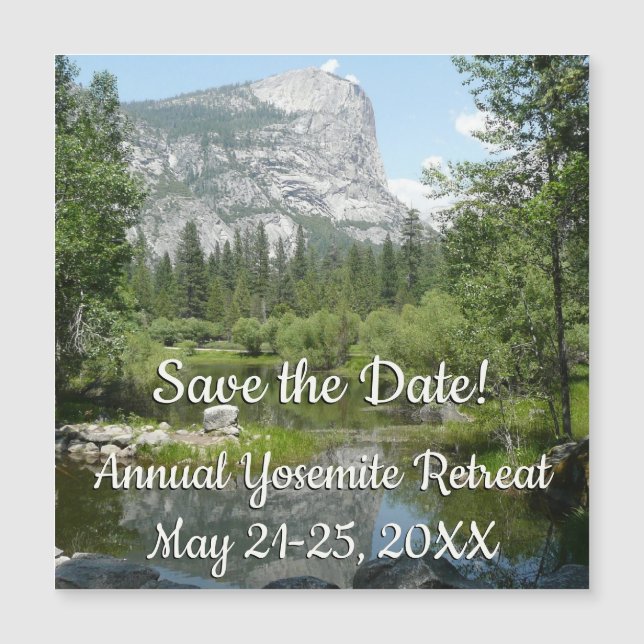 Mirar el Lago Mirar en el Parque Nacional Yosemite (Anverso)