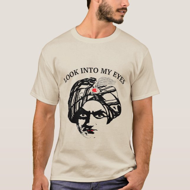 Mirar en mi camiseta de ojos (Anverso)