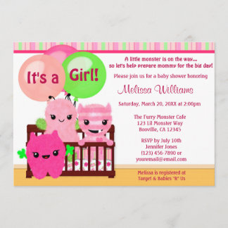Mire a escondidas una invitación de Baby Shower