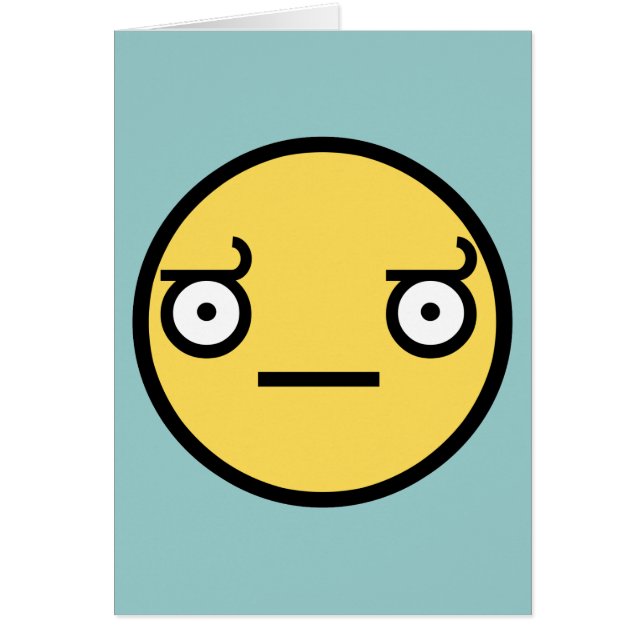 Mire de tarjeta de la desaprobación (Frente)