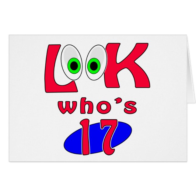 ¿Mire quién es 17? (Anverso (Horizontal))