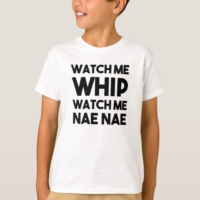 Míreme azotar, míreme camisa divertida del Nae Nae (Anverso)