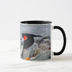 MIRLO DE ALAS ROJAS - taza