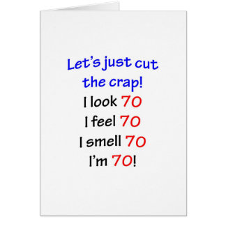 ¡Miro 70, yo siento 70, yo huelo 70, yo soy 70!