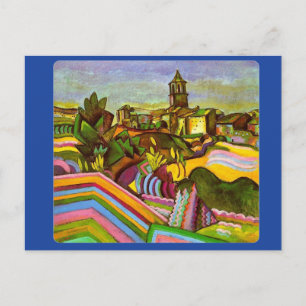 Miro, Prades El Pueblo, Tarjeta Postal de Pintura