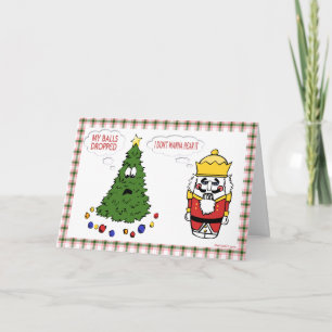 Mis bolas cayeron la tarjeta de Navidad