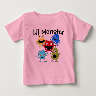 Mis camisetas del bebé del monstruo de Lil