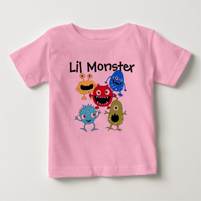 Mis camisetas del bebé del monstruo de Lil (Anverso)