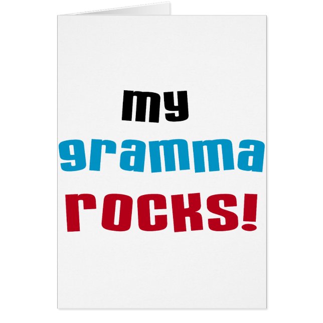 Mis camisetas y regalos de Gramma Rocks (Frente)