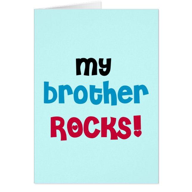 Mis camisetas y regalos de las rocas de Brother (Frente)