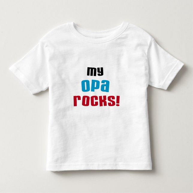 Mis camisetas y regalos de Opa Rocks (Anverso)