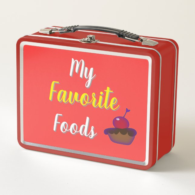 Mis Comidas Favoritas Rojo (Anverso)