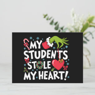 Mis estudiantes me robaron el corazón Navidad Xmas