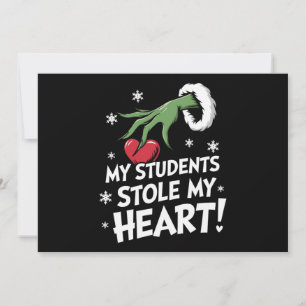 Mis estudiantes me robaron el corazón Xmas Navidad
