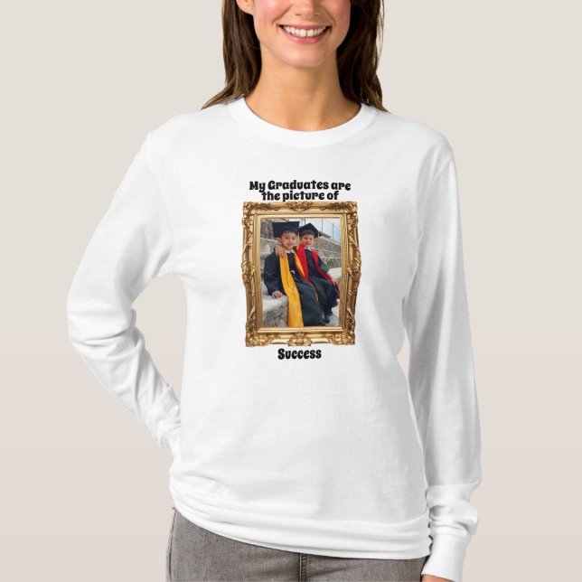 Mis graduados son la imagen de una camiseta exitos (Anverso)