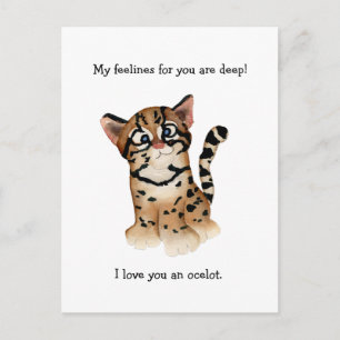 Mis Líneas De Factura Son Tarjeta Ocelot Profunda