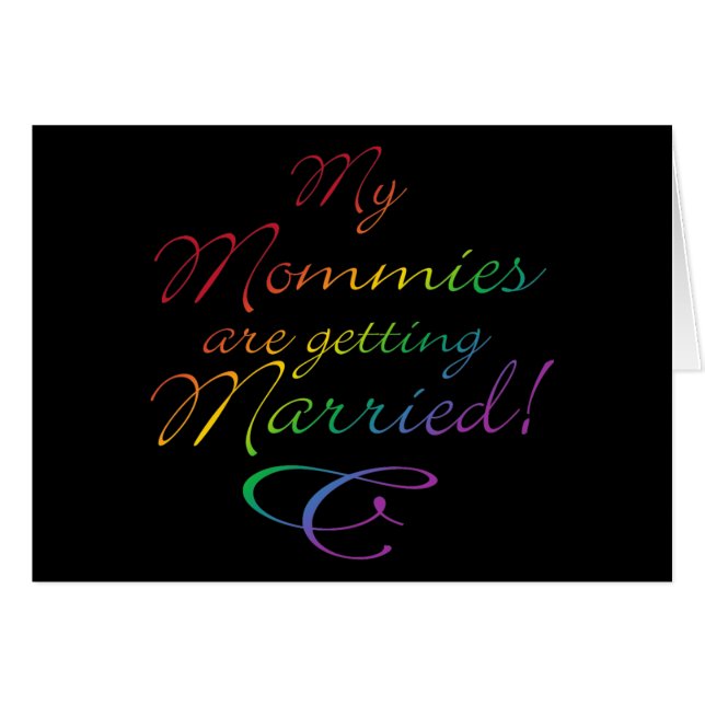 Mis mamás están consiguiendo casadas (Anverso (Horizontal))