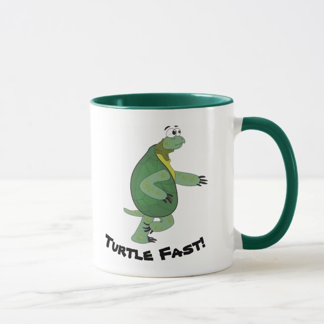 ¡Mis mañanas son tortugas rápidas! Jarra (Derecha)