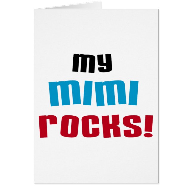 Mis Mimi Rocks camisetas y regalos (Frente)