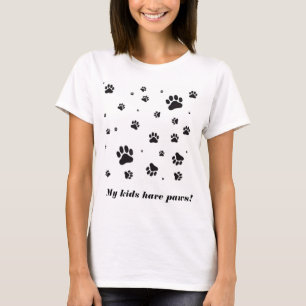 Mis niños tienen camisa de las patas