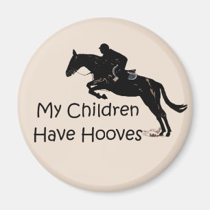 Mis niños tienen imán del caballo de los enganch