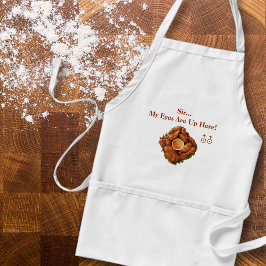 ¡Mis Ojos Están Aquí Arriba! Delantal
