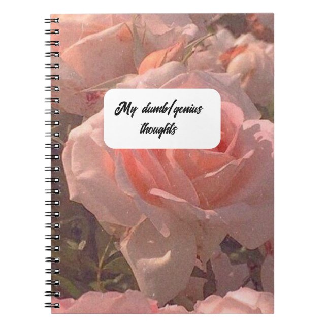 Mis pensamientos tontos/geniales. Cuaderno para fo (Frente)