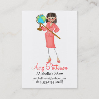 Mis pequeñas tarjetas de mami de profesores futuro