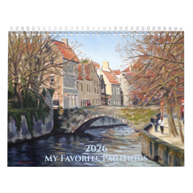 Mis pinturas favoritas – Calendario 2026 (Tapa)