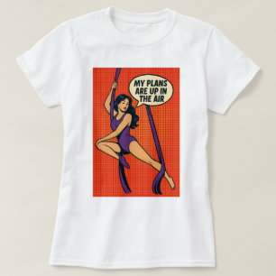 Mis planes están en la camiseta de aire para los p