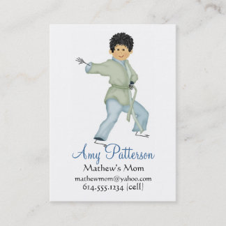 Mis pocas tarjetas de la mamá del karate