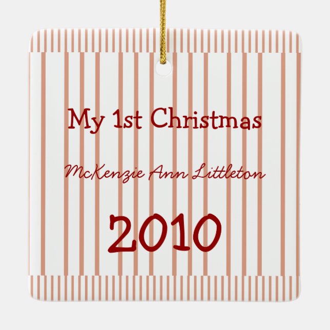 Mis primeros ornamentos de Navidad (Reverso)