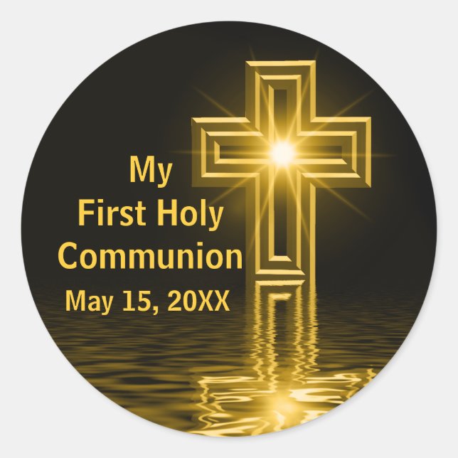 Mis primeros Pegatinas de la Santa Comunión (Anverso)