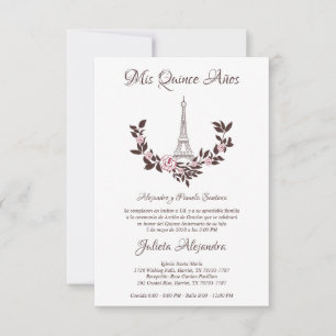 Mis Quince años Diseño Floral París