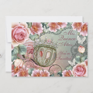 Mis Quince Años, Invitación de Cumpleaños de Princ