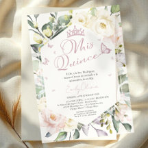 Mis Quince | Floral de mariposa Quinceañera Españo