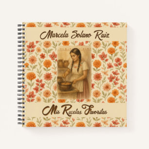 Mis Recetas Favoritas Cuaderno Rayado