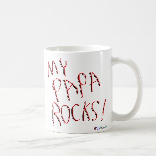 ¡Mis rocas de la papá! Taza (Derecha)