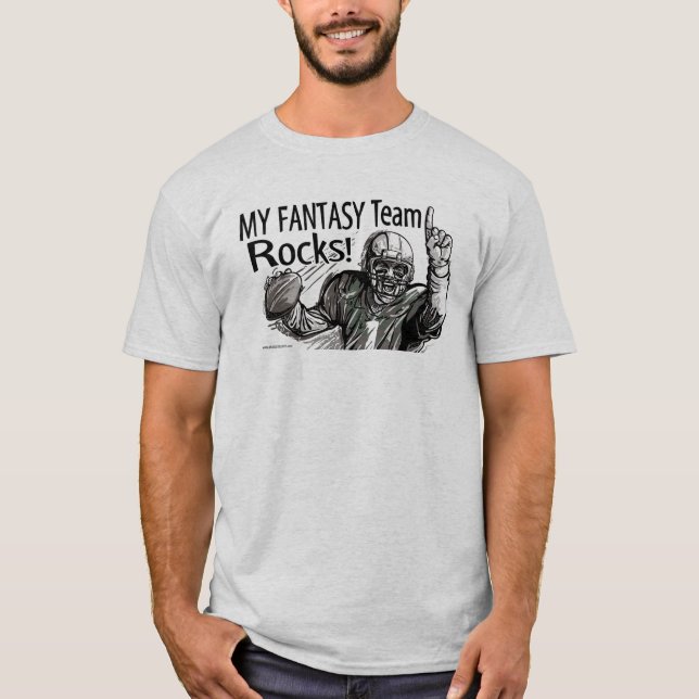¡Mis rocas del equipo de la fantasía! Camiseta del (Anverso)