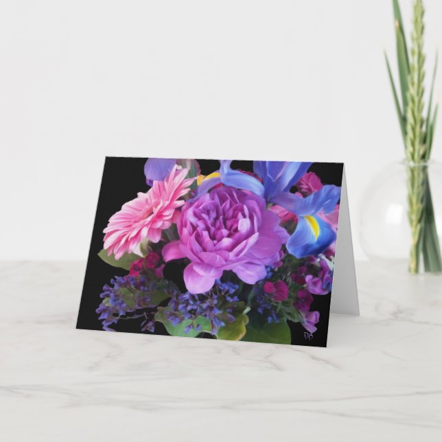Mis tarjetas de Bouquet para amigos (Anverso)