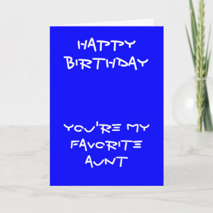 Mis tarjetas de cumpleaños de tía favoritas
