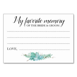 Mis tarjetas favoritas de boda de memoria - Sylvie