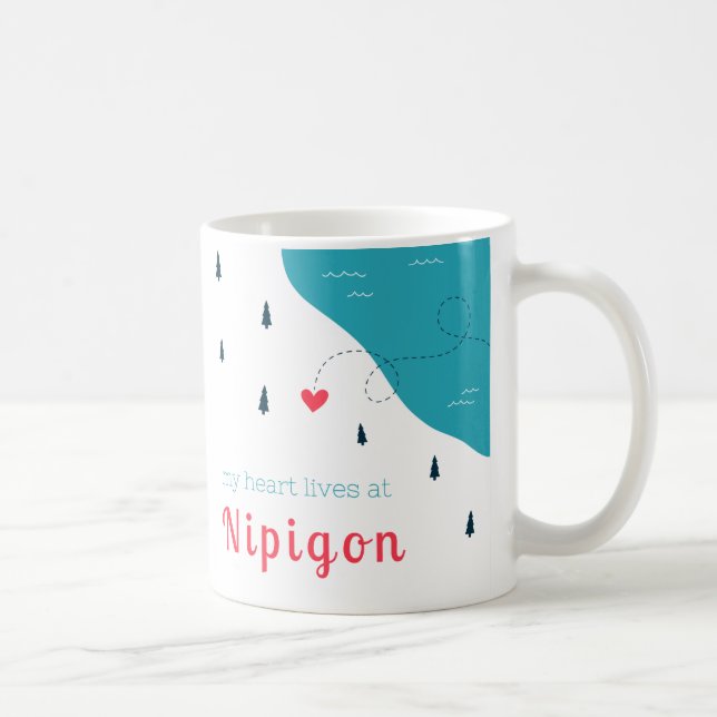 Mis vidas del corazón en la taza de Nipigon (Derecha)