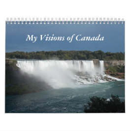 Mis visiones del calendario de pared de Canadá
